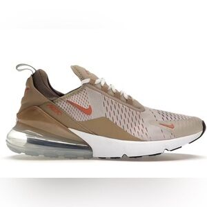 Nike air max 270 Sneakers with Tan and Orange Accents